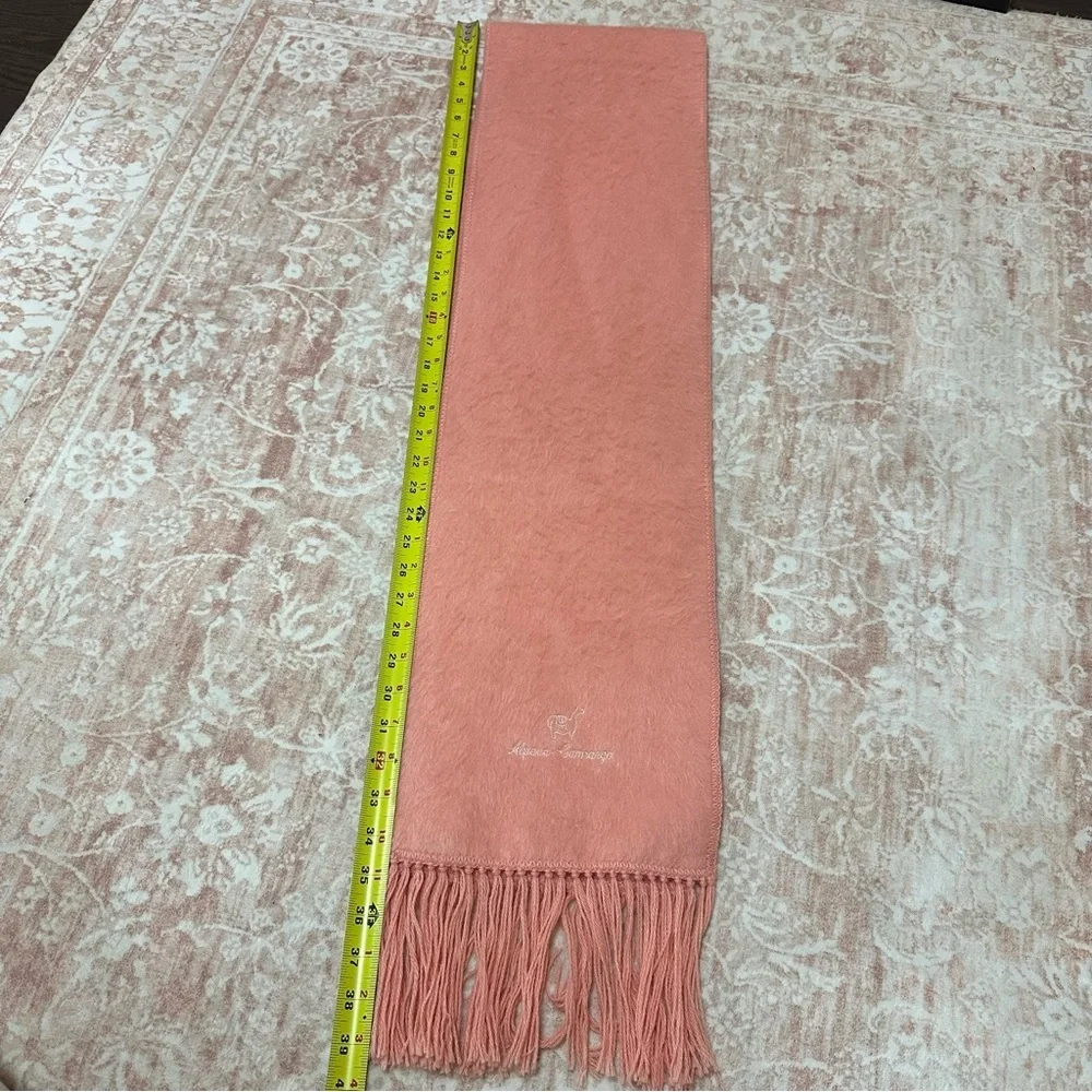 Alpaca Camargo Pink Scarf - Made In Peru